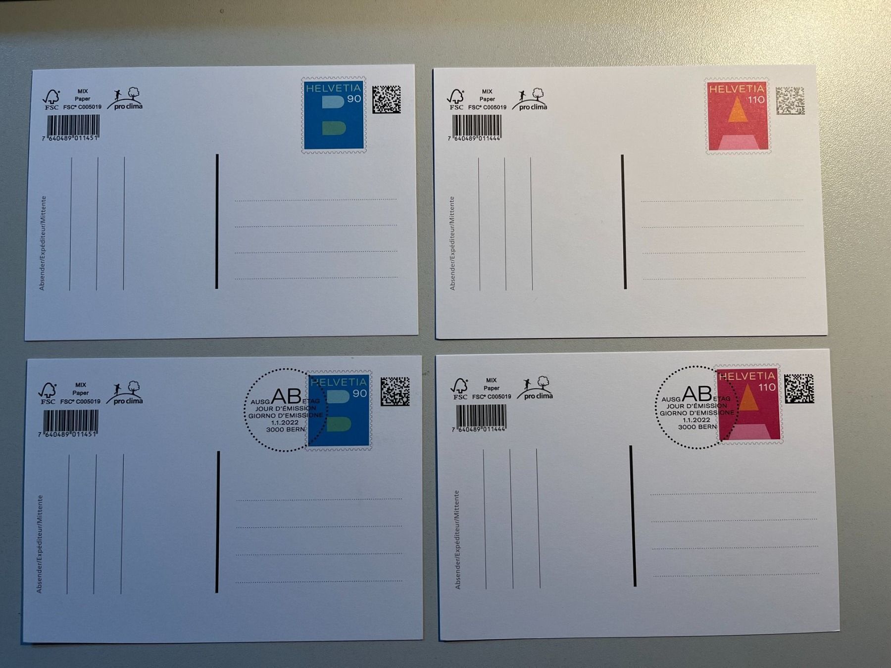 Tutti i francobolli: Vorfrankierte Postkarten A+B-Post – Nuovo (secondo la descrizione) da Arch venduto da seil819