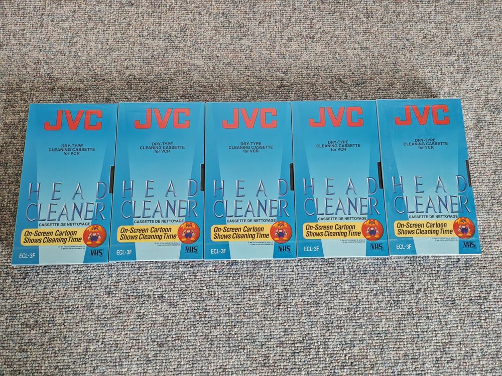 5x JVC VHS Head Cleaner ECL-3F | Kaufen auf Ricardo