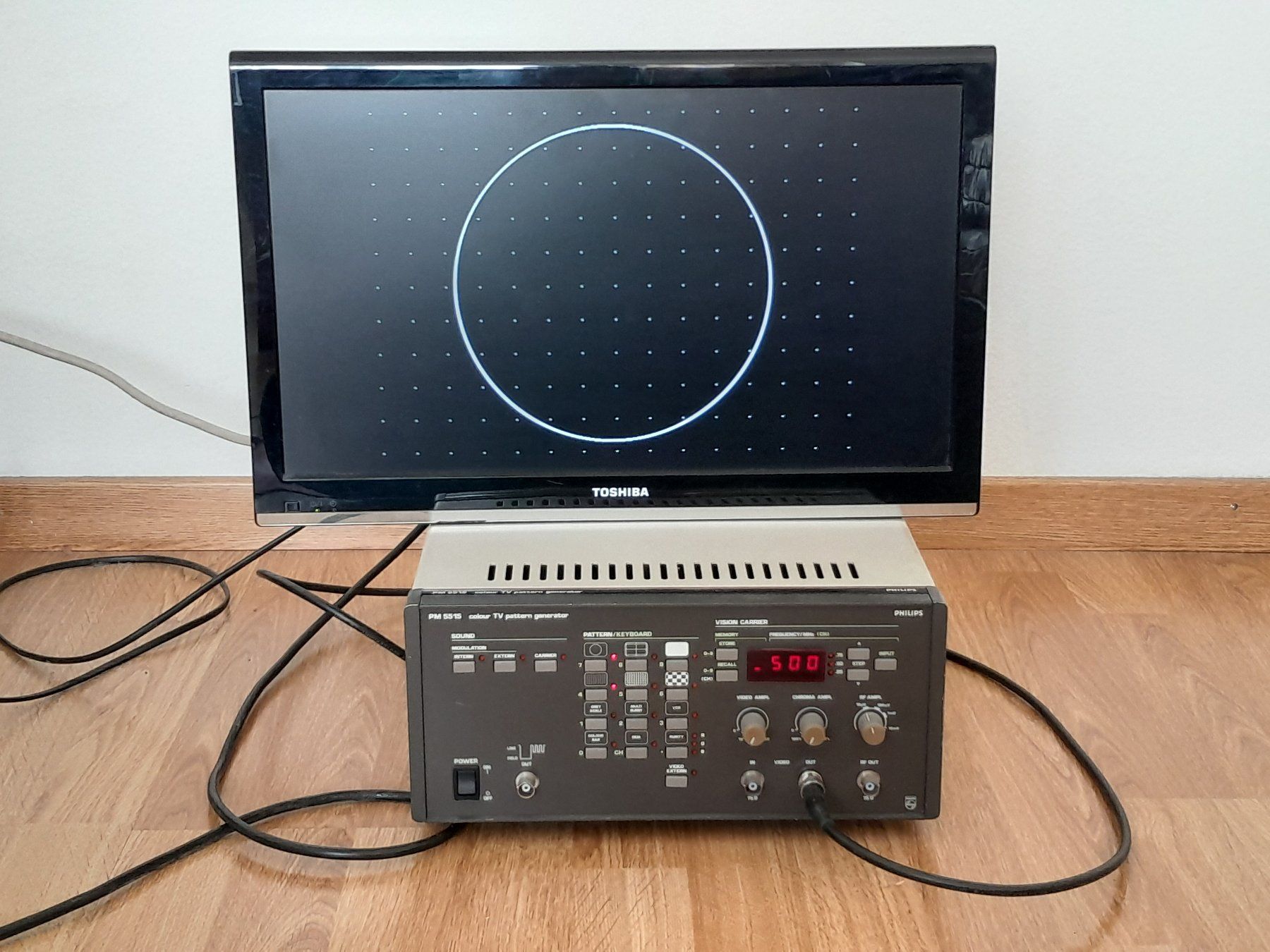 Philips Messen: Philips PM 5515 Colour TV Pattern Generator – Gebraucht aus Schlieren von  2