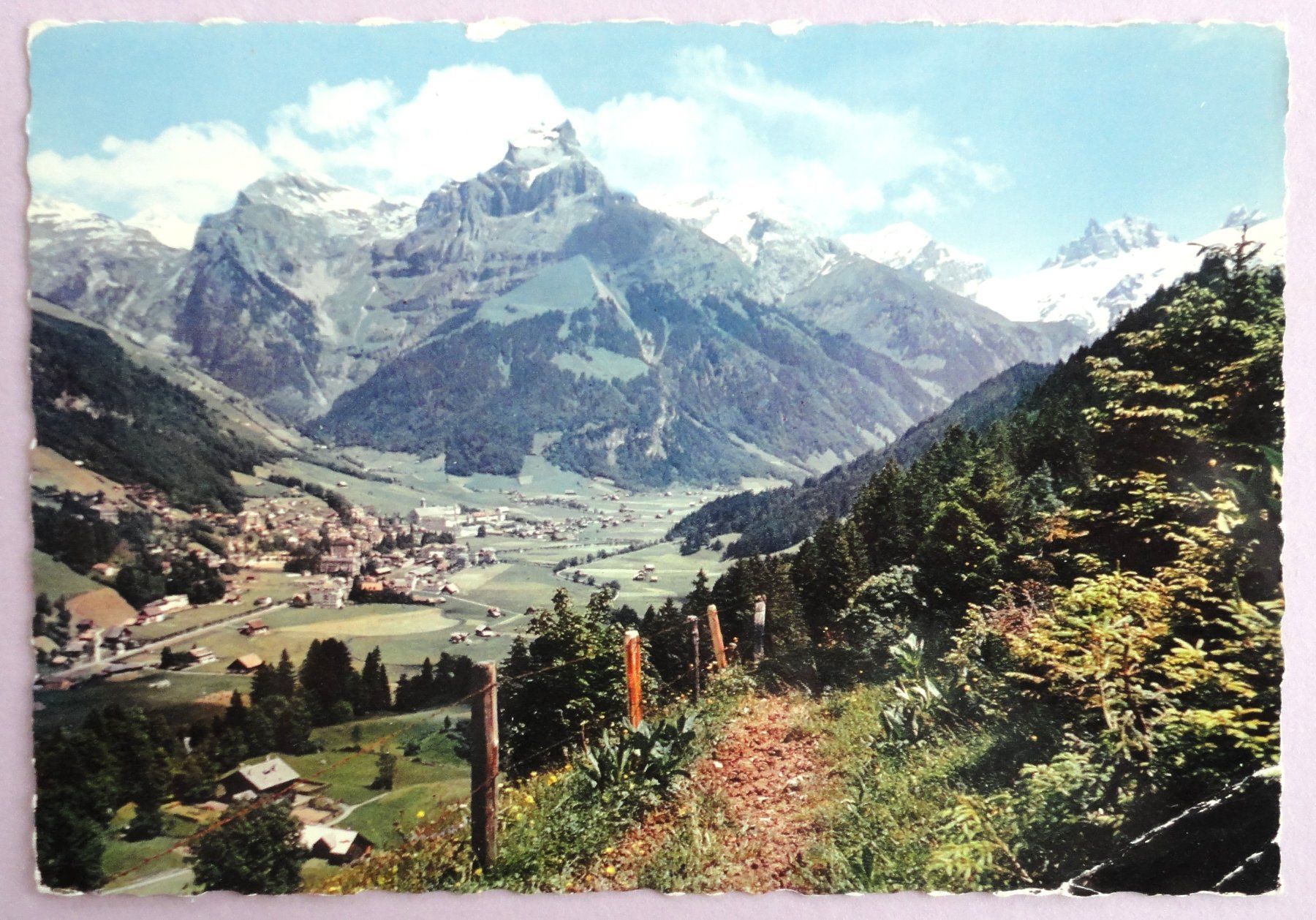 Cartoline postali: Engelberg mit Hahnen – Difettoso da Fétigny venduto da Billy2miny