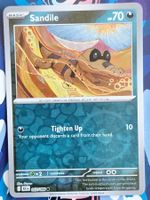 Sandile - Reverse Holo Pokemon Black Bolt - #7.4