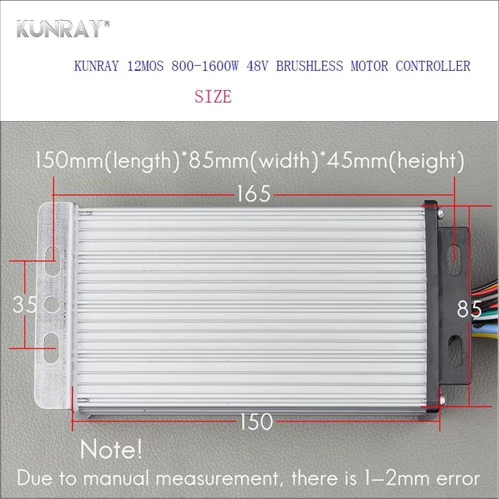 Elektronikbauteile: Kontroller mit Hall, 48V 1600-2000W 34A – Gebraucht aus Unterseen von Sekundus 2