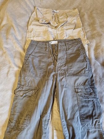 Pantalons cargo Zara pour femmes, lot de 2, taille 32