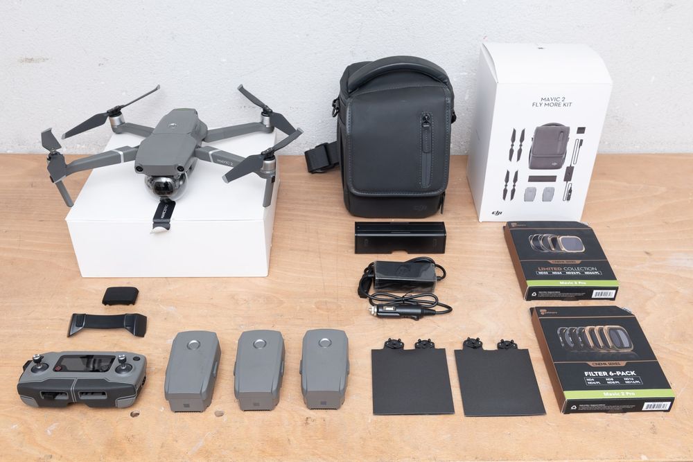 DJI Mavic 2 Pro Fly More Kit +4 Akku +10 Filter +Rotorschutz (Gebraucht ...