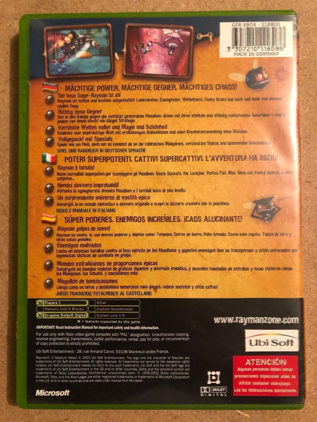 Giochi: Rayman 3 für Xbox – Usato da Kestenholz venduto da Mad18 1