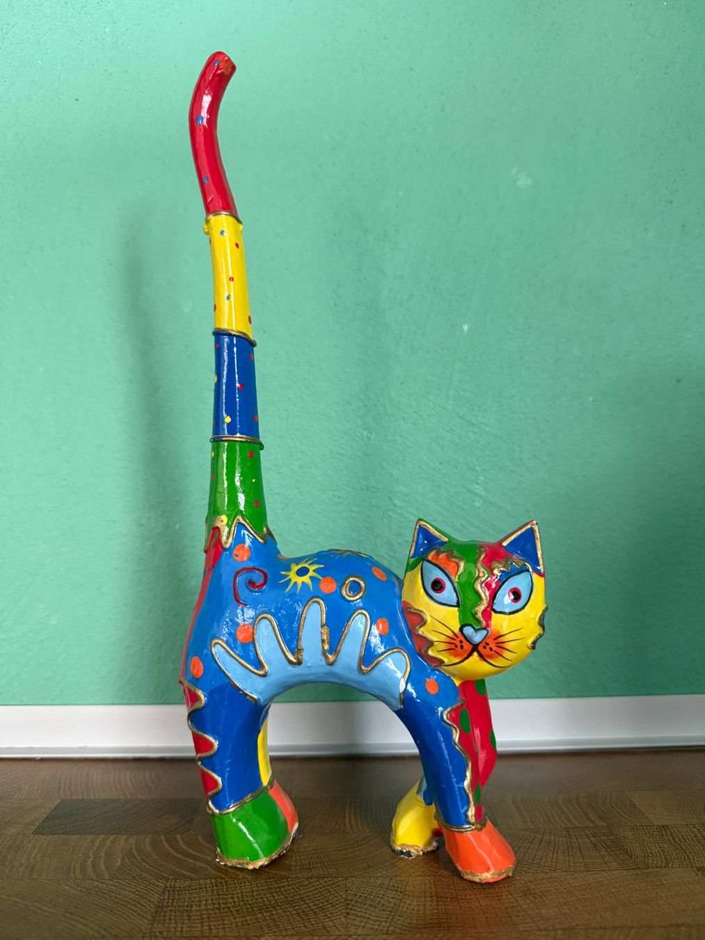 Altro in Decorazioni & Accessori: Dekoration    KATZE   BÜSI   vermutlich aus Pappmache – Usato da Subingen venduto da ArtBead