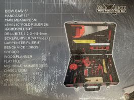 Kinder Laubsägekoffer 23tlg – Werkzeugset neu!