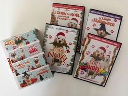 Lot de 4 DVD "Le Chien de Noël" et "Le Chien d'Halloween"