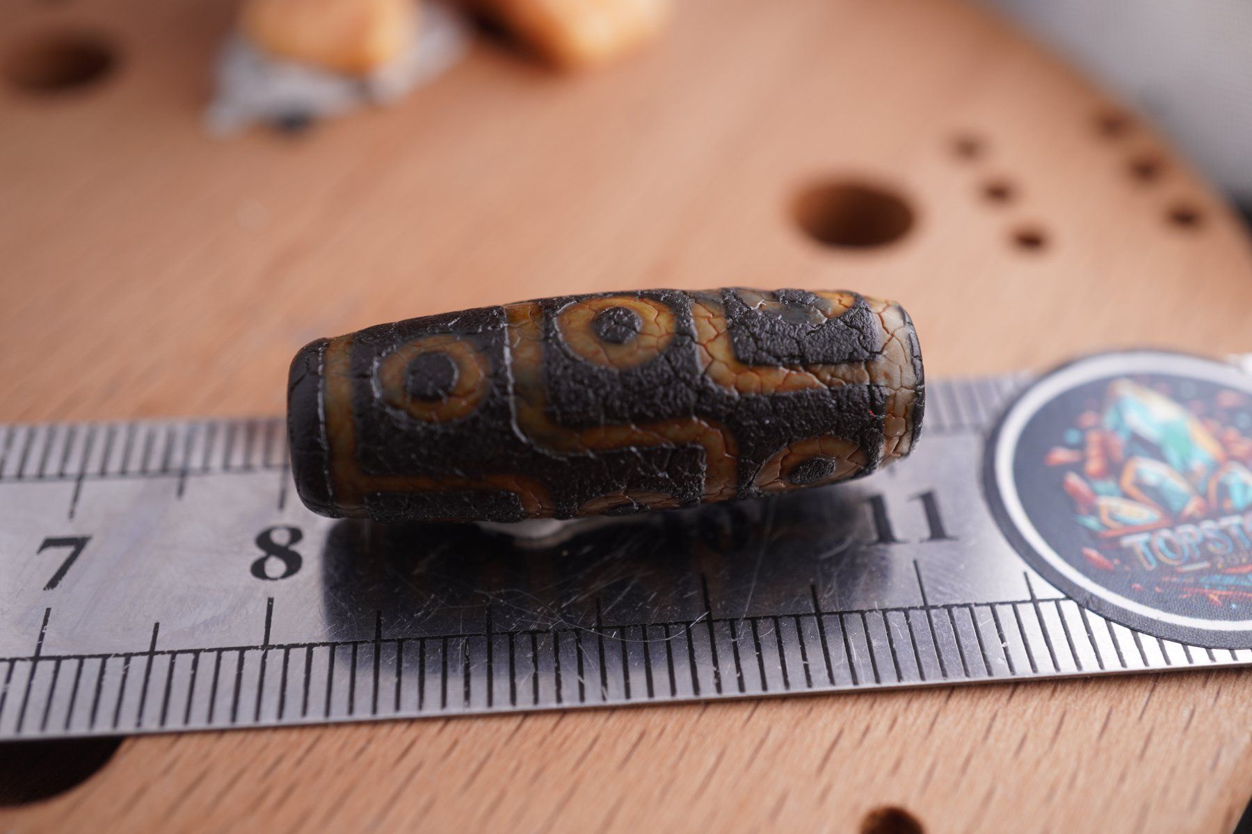 Mineralien & Heilsteine: Tibetanische Achat-Dzi-Perlen     Ab 1.- – Neu und originalverpackt aus Eschenbach SG von topstone 4