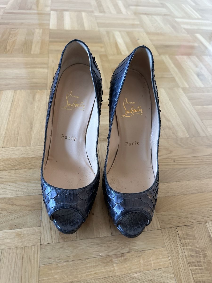 Christian Louboutin Scarpe da donna: Designer Heels: Christian Louboutin Python Leather Sz38 – Nuovo (secondo la descrizione) da Versoix venduto da pen_6hgs 1