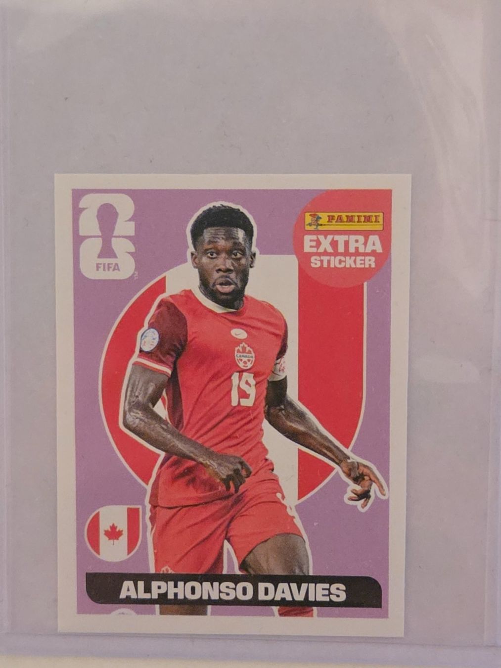 Panini Carte collezionabili: Panini WM 26 Extra Sticker Alphonso Davies – Usato da Zürich venduto da Tobi76