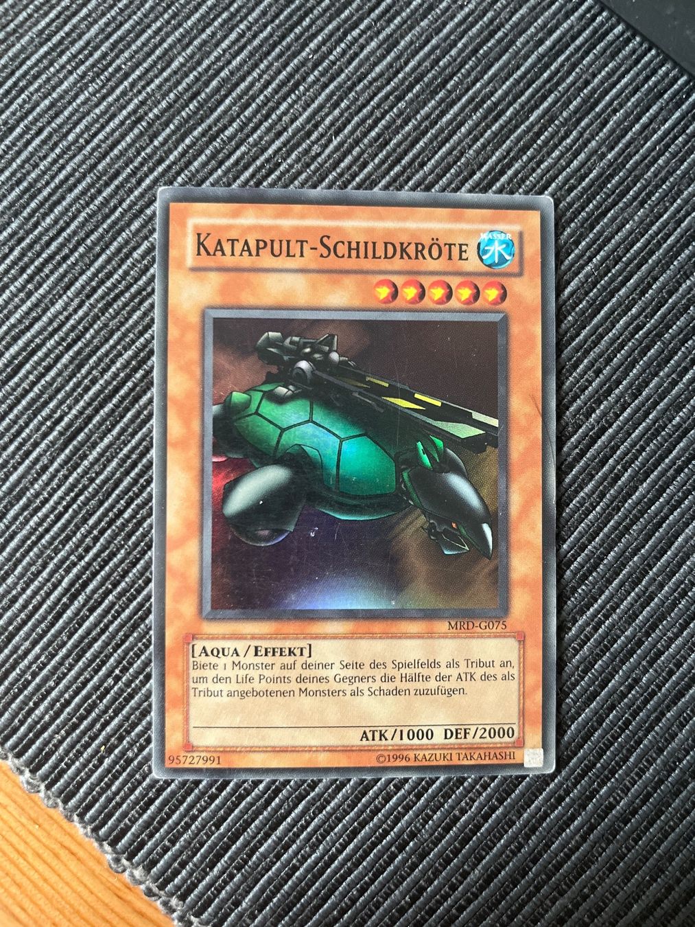 Yugioh Carte collezionabili: Yugioh Katapult Schildkröte Super Rare MRD – Usato da Wabern venduto da Collectfun