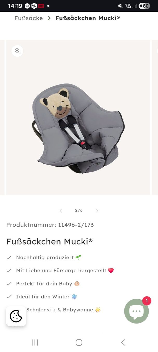 Odenwälder Sacchi a pelo: Fusssack Mucki von Odenwälder – Usato da Wabern venduto da c_b_kfx8 3