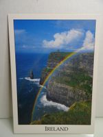 Irland Postkarte Cliffs of Moher Regenbogen Küste Meer 10x15