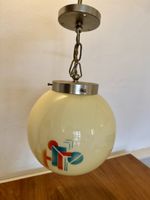 Original Art Deco Deckenleuchte mit Metallsockel Ø16, H 20cm