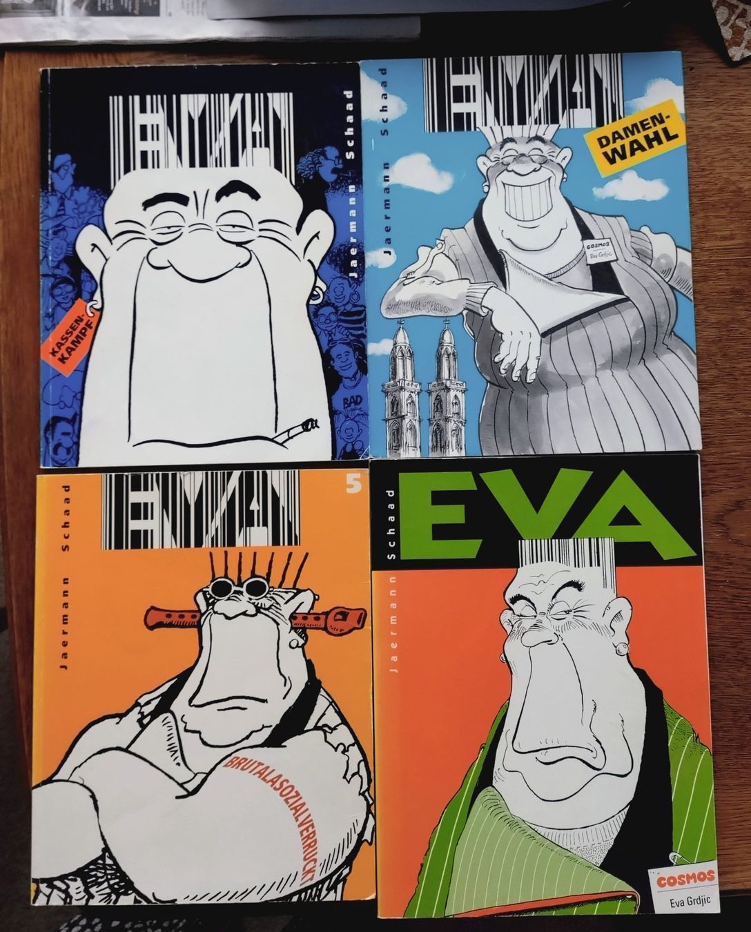 Comics: 4x Eva Comics von Jaermann /Schaad – Gebraucht aus Uster von Junipa