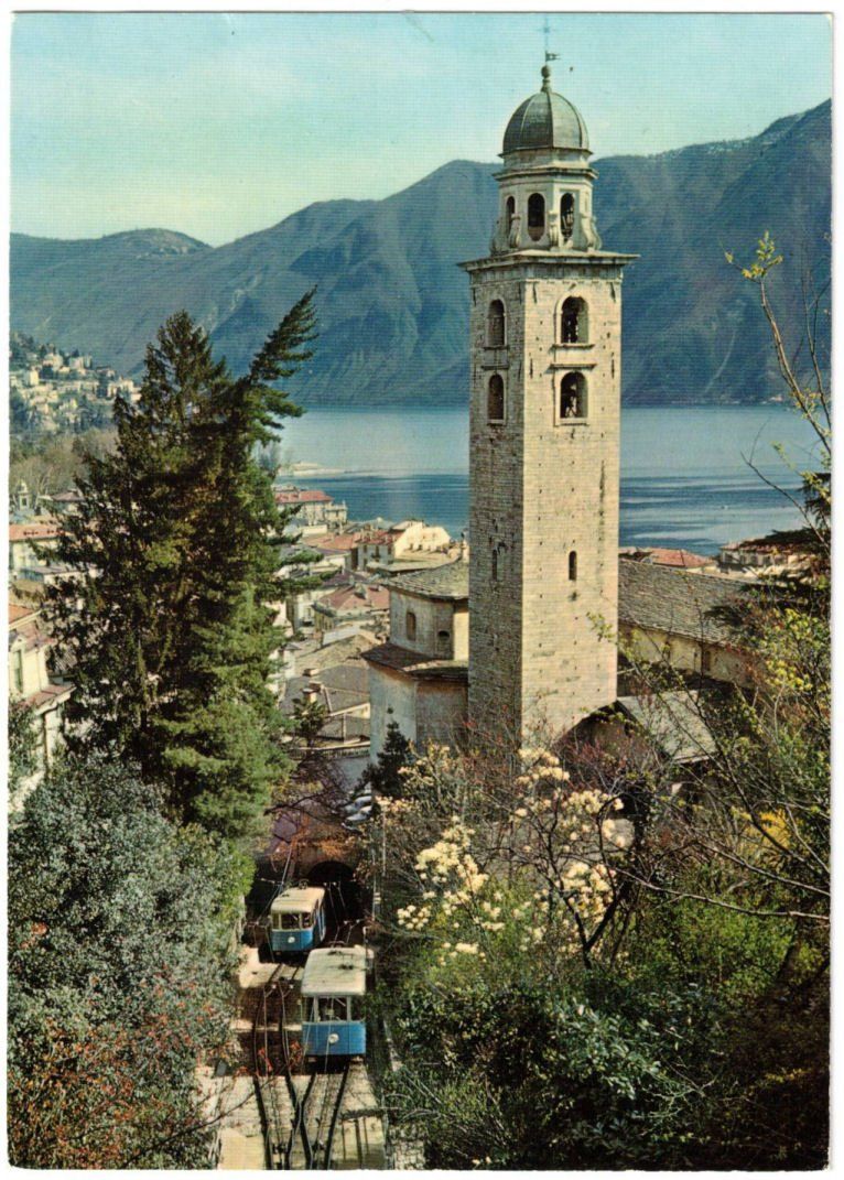 Cartoline postali: Lugano - Standseilbahn Stazione – Usato da Binningen venduto da Mountainrider