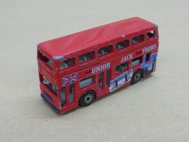 Spielzeugbus Matchbox London Bus rot gebraucht