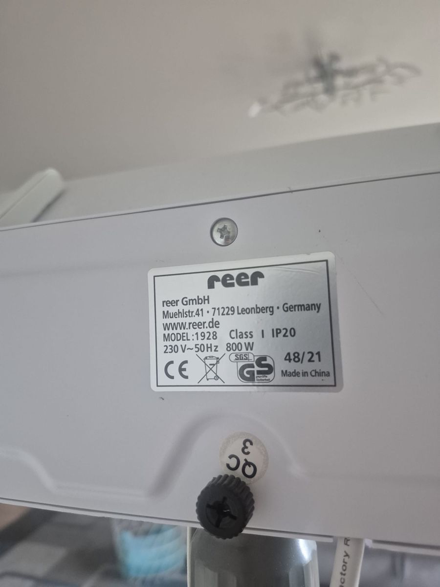 Reer Radiatori: Reer Scaldabagno 2in1 FeelWell con supporto. – Usato da Oberengstringen venduto da jessica2023 3