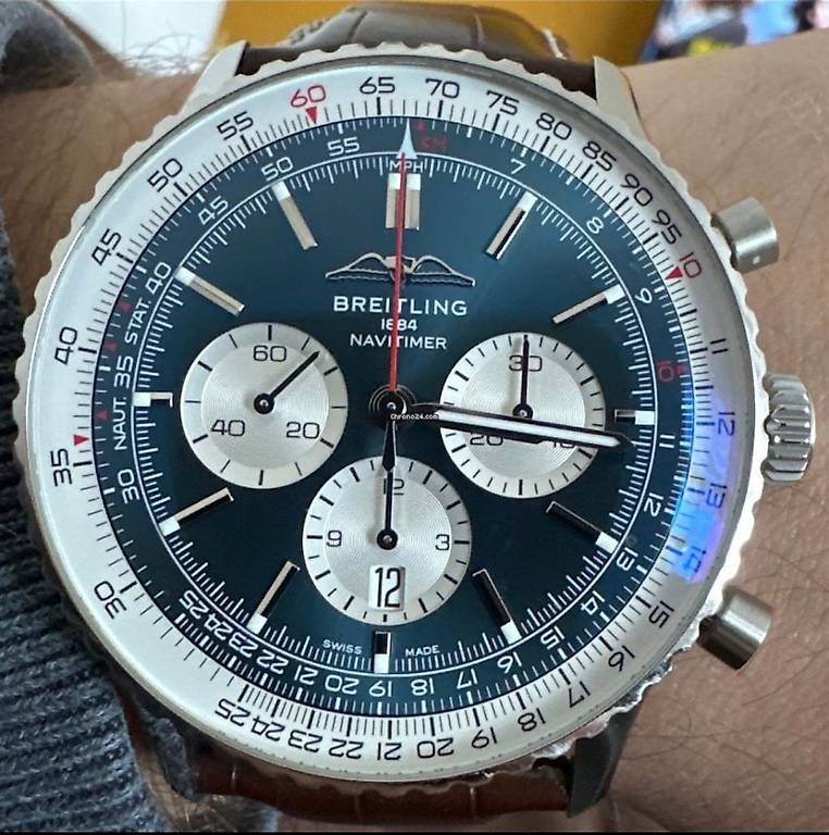 Orologi: Breitling NAVITIMER B01 CHRONOGRAPH 46 – Usato da Oberhofen Thun'see venduto da porsche64 1