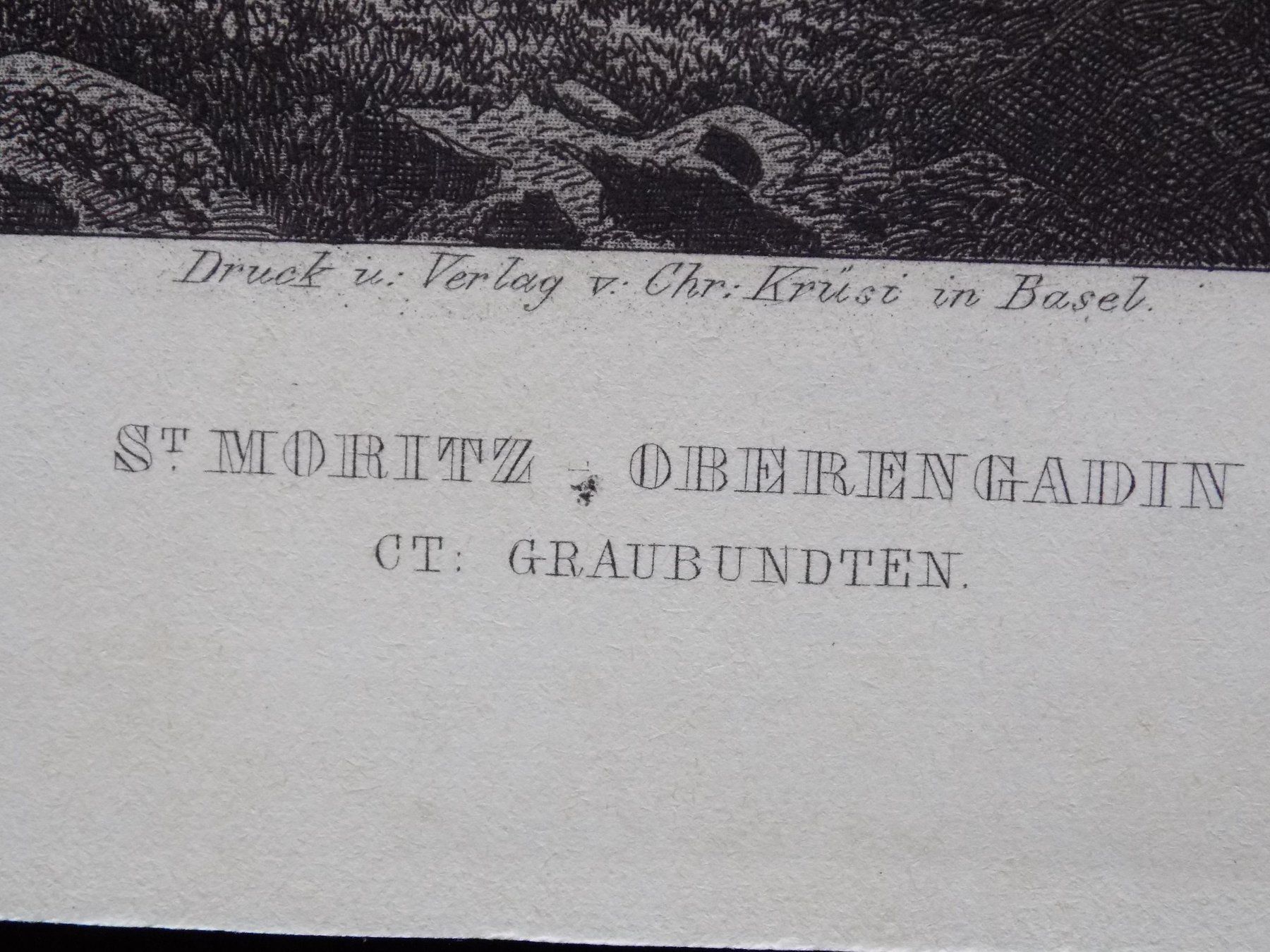 Stiche: St.Moritz Engadin – Gebraucht aus Risch von Rischli15 2