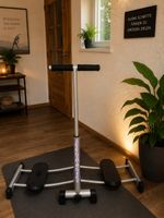 Leg Magic Bein Trainer Fitnessgeraet Silber