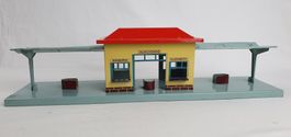 Kibri Tinplate/Blech Bahnhof Spur 0 ca. 1950/1960