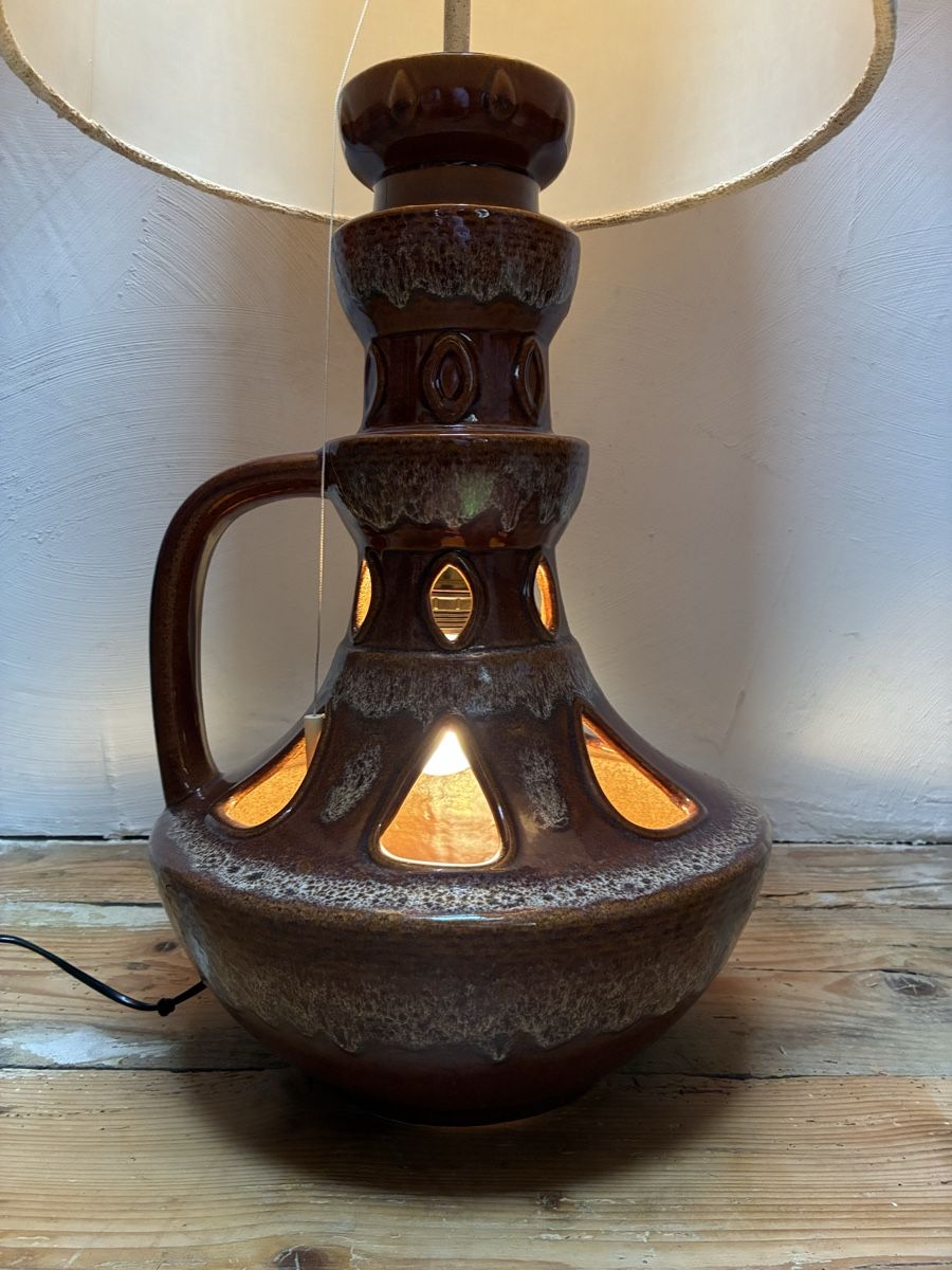 Lampade: Grosse Keramik Lampe 70er Jahre – Usato da schönenwerd venduto da quartier9 2