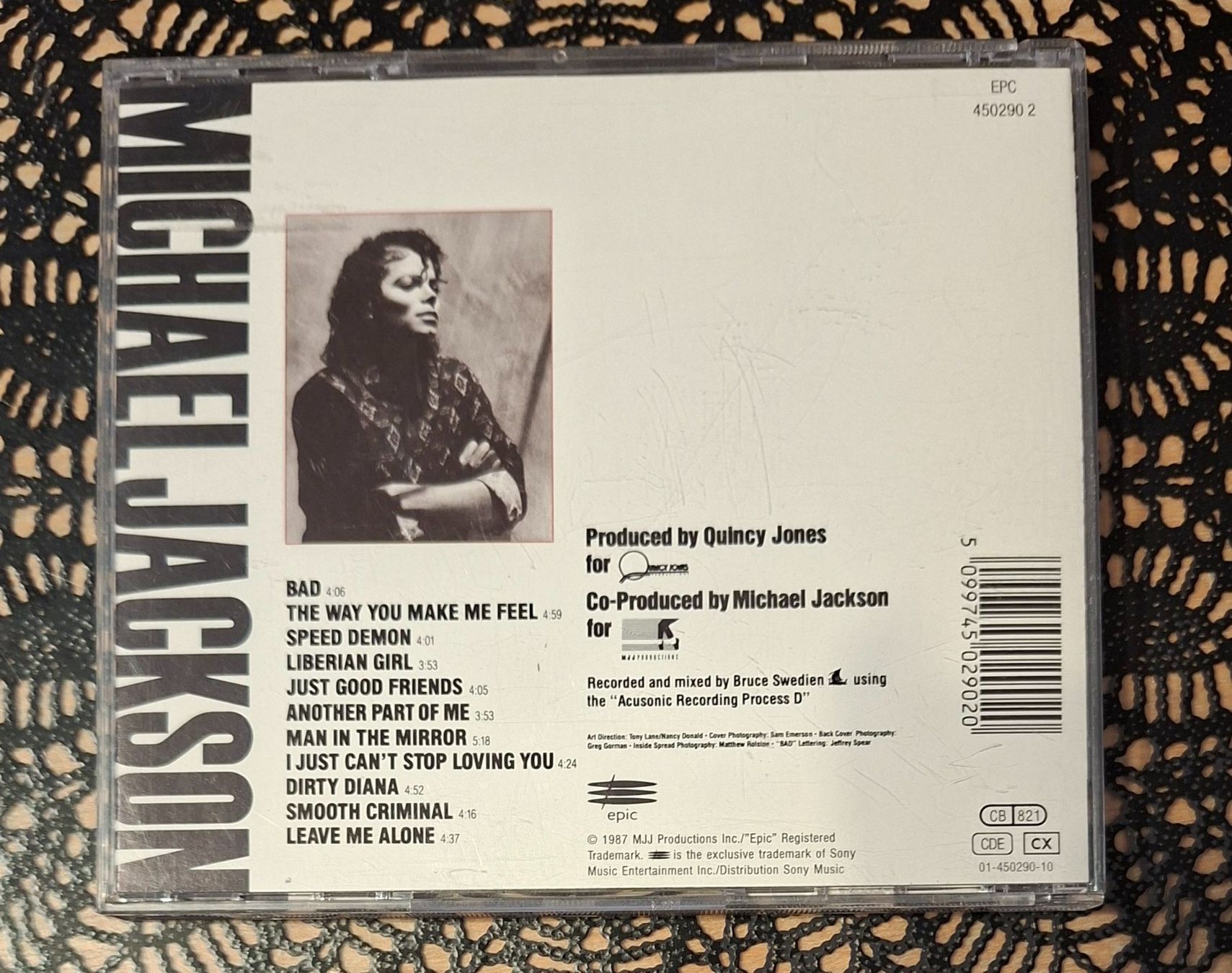 CD: Michael Jackson - Bad, USA Pop CD Album 1987 – Usato da Schönenberg TG venduto da Gregolino76 1