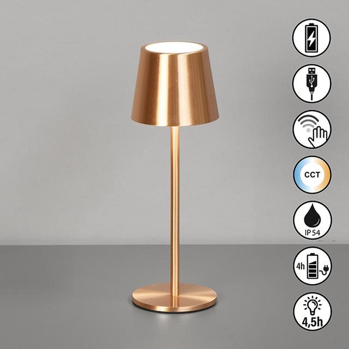 Lampade: Aussen Tischleuchte, Kupfer, 28 cm Höhe – Nuovo (secondo la descrizione) da Kreuzlingen venduto da Smart-Light