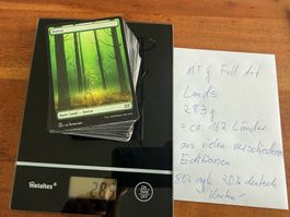 MTG - Magic the Gathering FULL ART LANDS ! ca.160 !! cards
