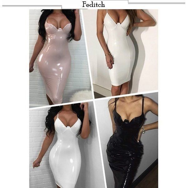 Vestiti: Mega verführerisches Lack sexy Kleid – Nuovo e nell'imballaggio originale da Dallenwil venduto da erotic321meins 4