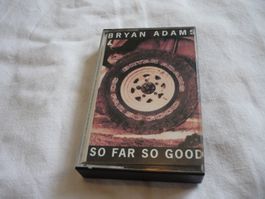Musikkassette - 80s 70s Pop - Bryan Adams - so far so good
