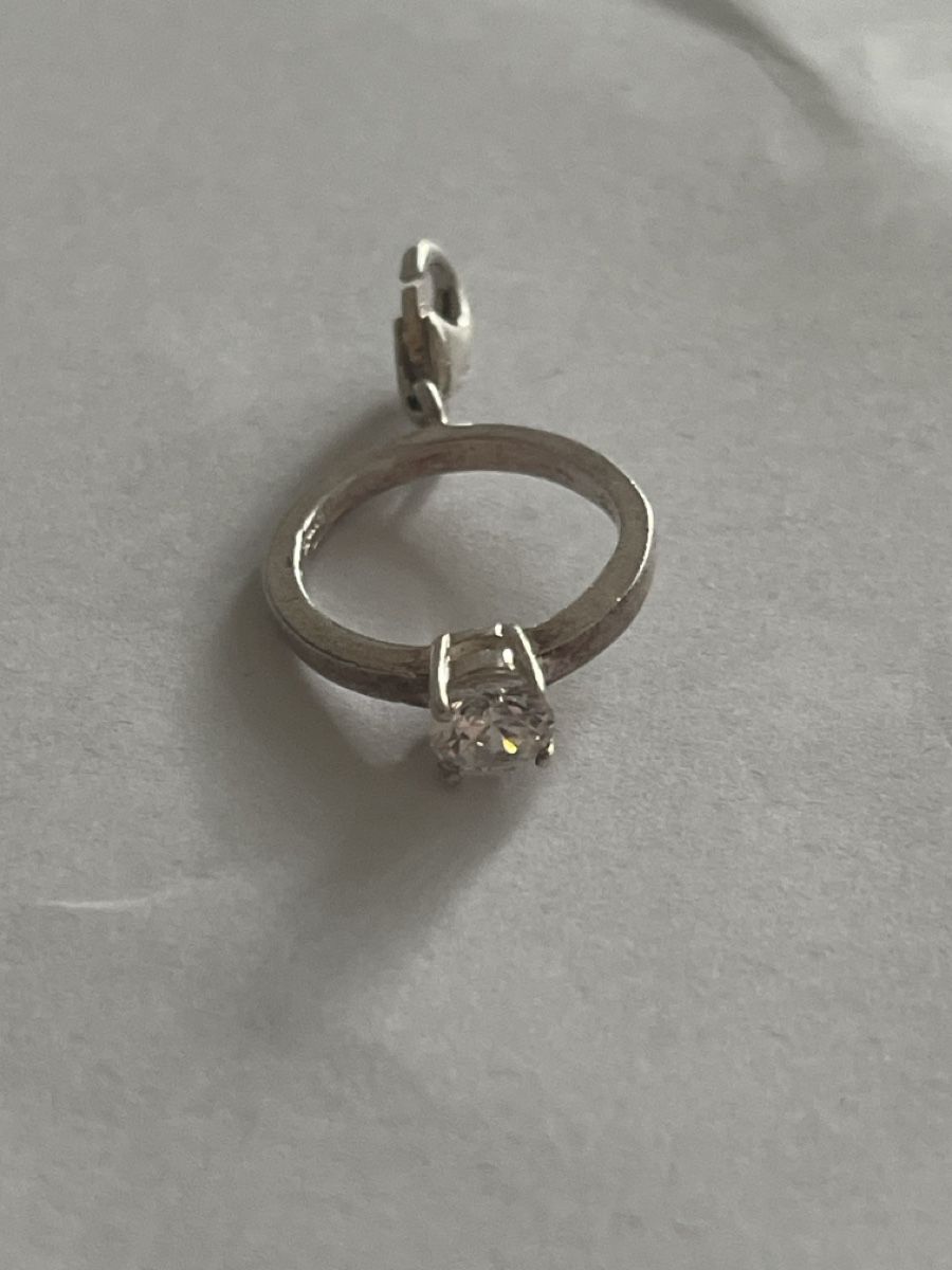 Thomas Sabo Ciondoli: Thomas Sabo Charm-Anhänger "Ring"💍925er Silber, – Usato da Luzern venduto da Wusjx