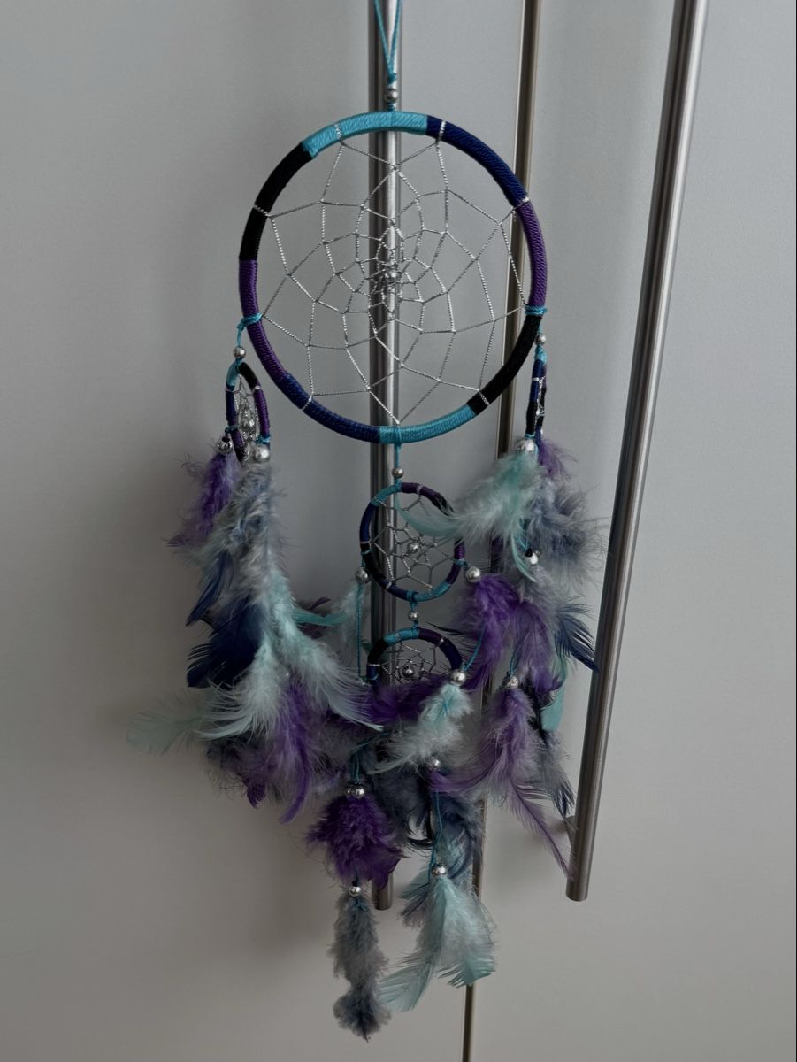 Tutte le decorazioni: Traumfänger, Türkis-Lila – Nuovo e nell'imballaggio originale da Tuggen venduto da jess_gls06