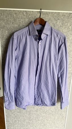 Herren Hemd Hugo Boss lila Grösse 42 neuwertig