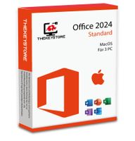 Microsoft Office 2024 Standard MacOS - 3 PC's