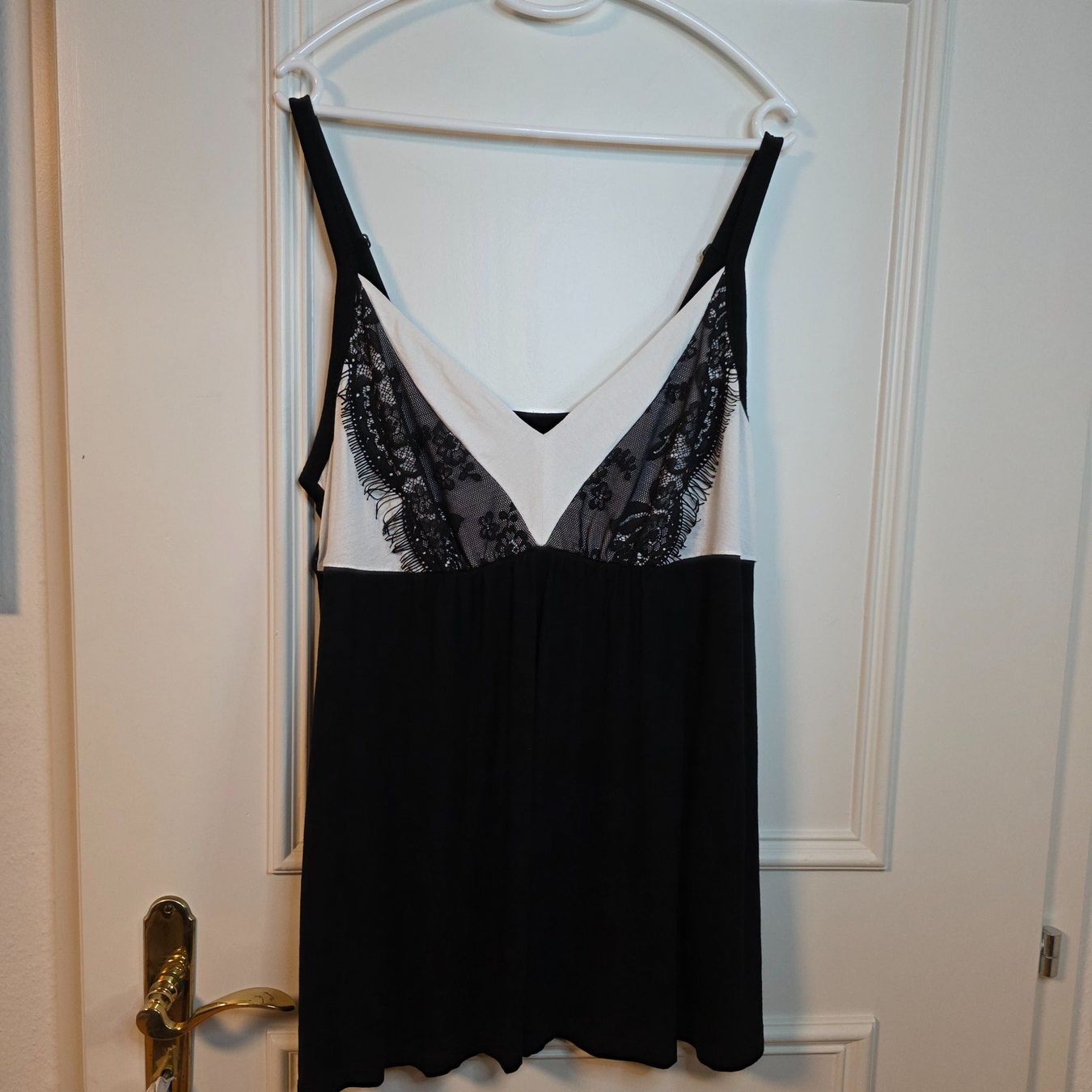 Top: Ulla Popken 2XL Top mit Spitze Viskose – Usato da Wald ZH venduto da CapLux 7