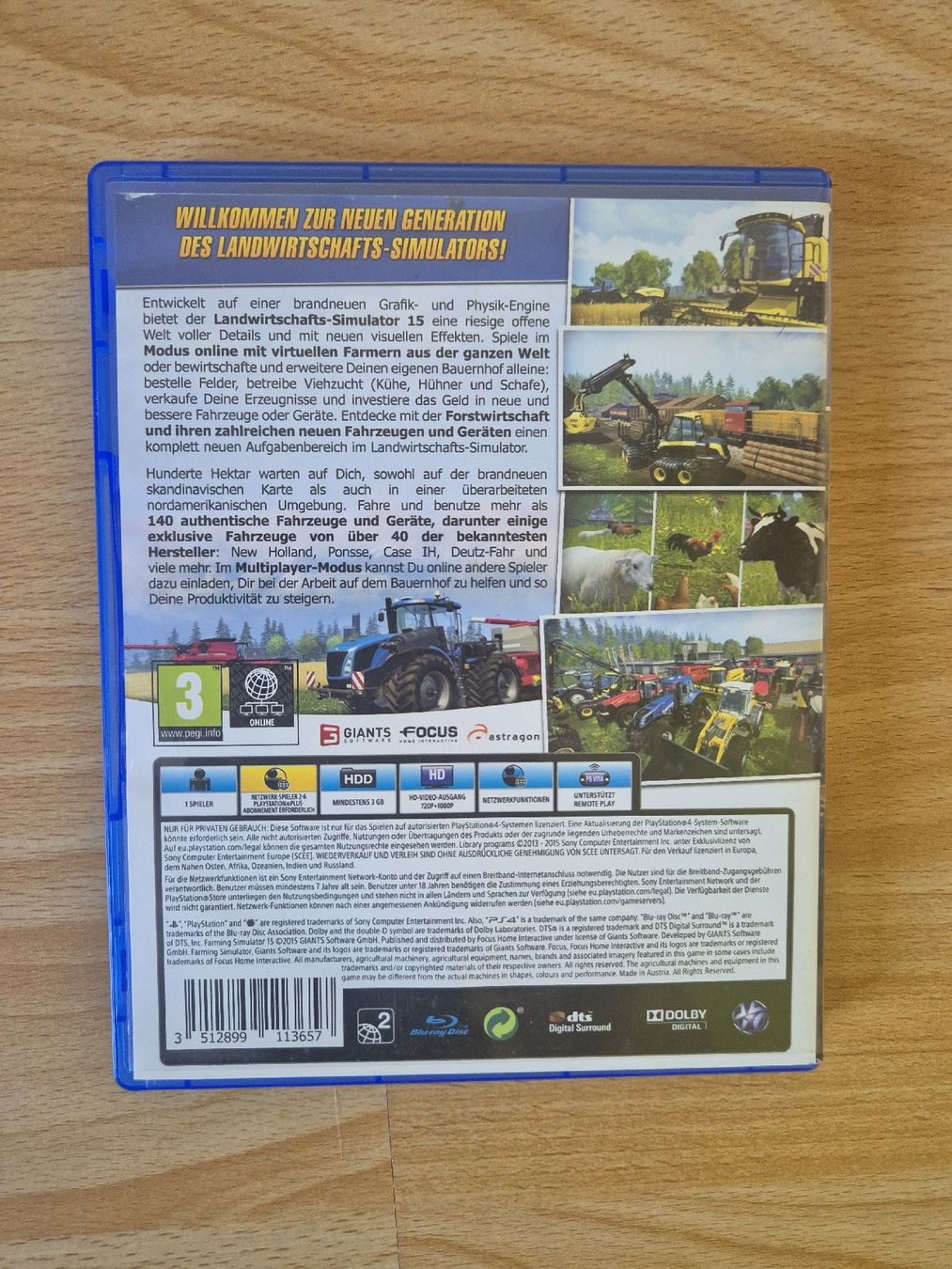 Sony Spiele: PS4, Landwirtschafts-Simulator 15 – Gebraucht aus Büsserach von Fairprice_83 1
