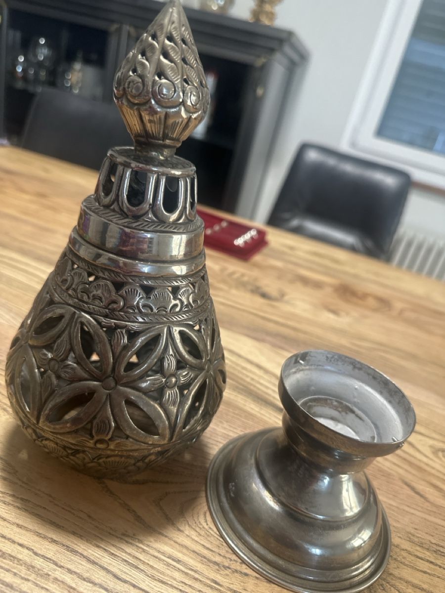 Tutte le decorazioni: Orientalisches Räuchergefäss versilbert – Usato da Nebikon venduto da Vanessa2003 8