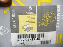 Renault  Anlasser / Starter  77 01 499 480