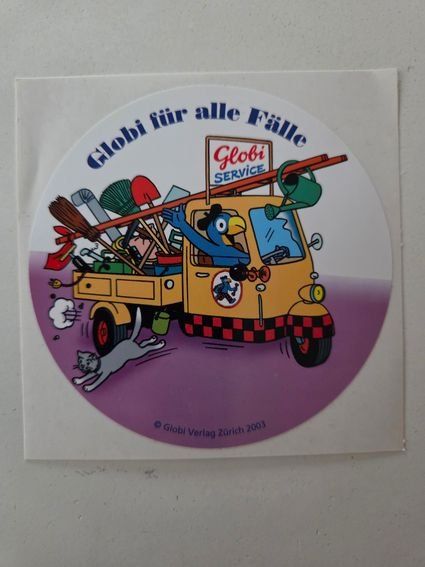 Aufkleber: Sticker Aufkleber Globi  Autocollants – Gebraucht aus Schenkon von Blech
