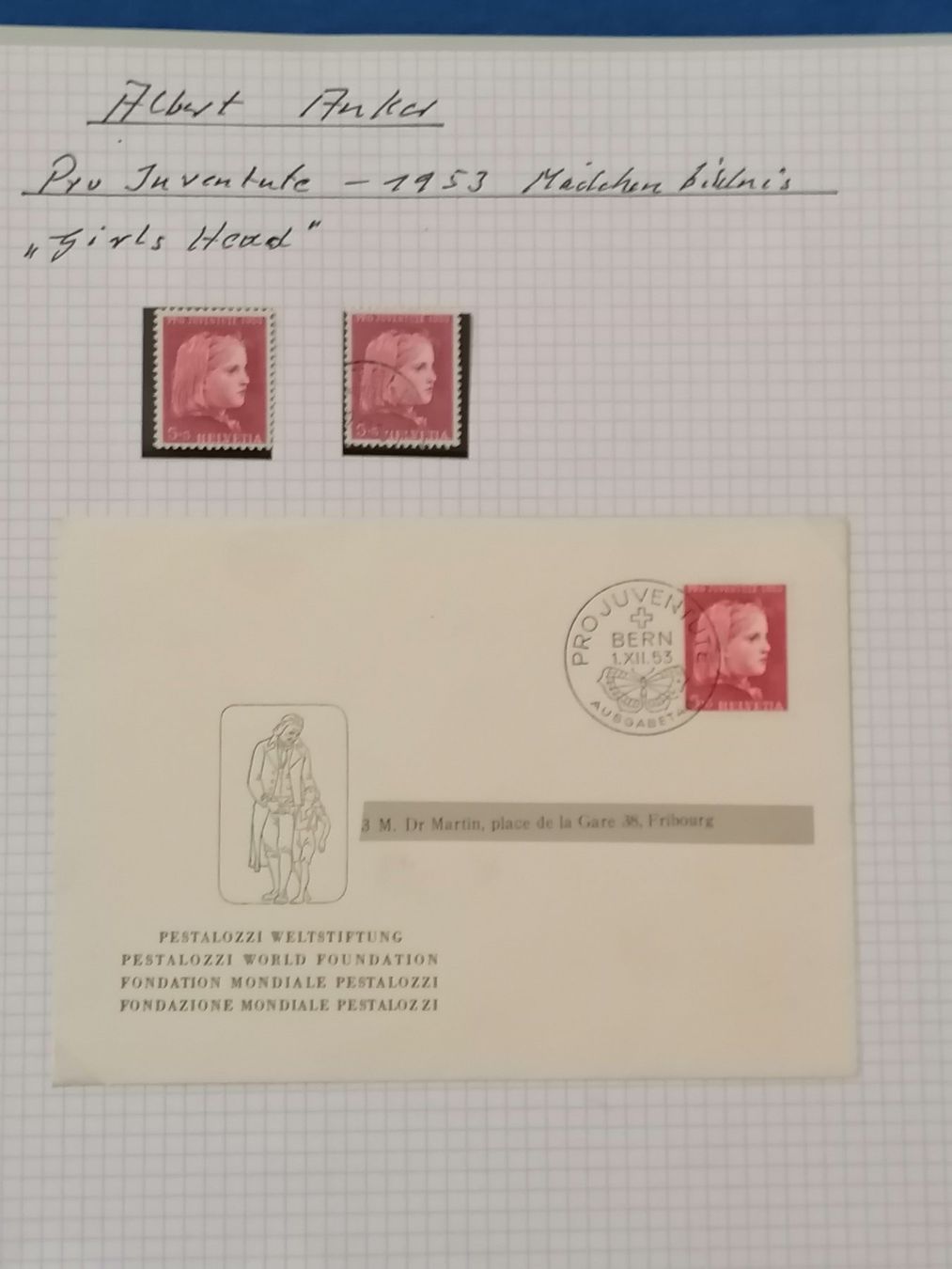Tutti i francobolli: Albert Anker viele Briefmarken, Maximumkarten & Briefe – Usato da Wangen an der Aare venduto da Ute 8