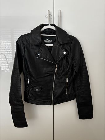 Hollister - Kunstlederjacke - XS