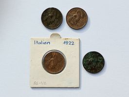 Vittorio Emanuele III Ape Münzen c 10 1921,1922,1925