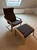 Sessel Poäng IKEA inkl. Hocker