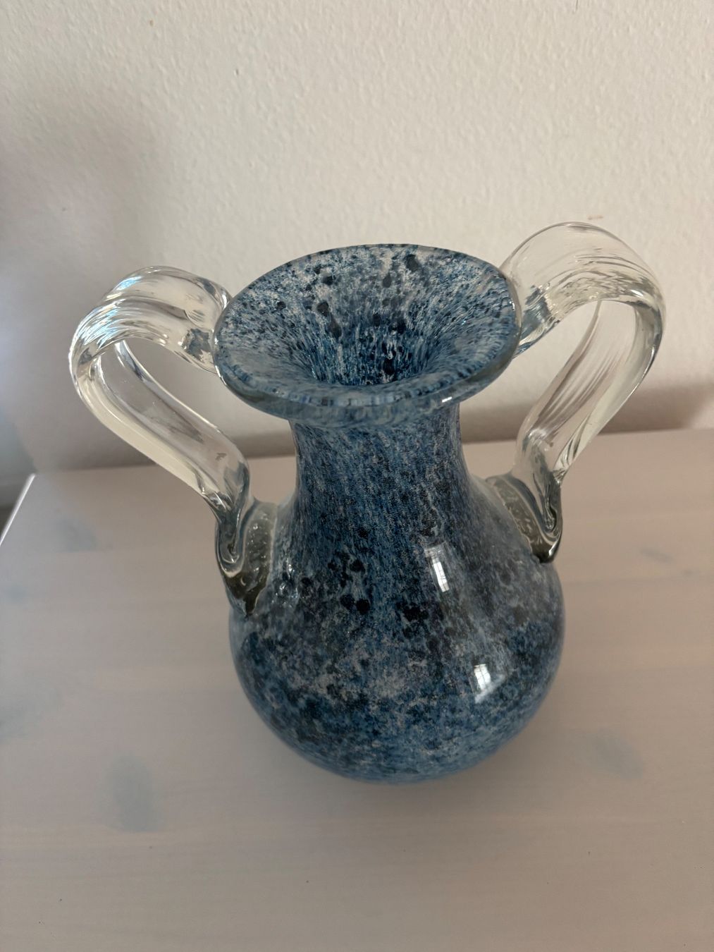Vasen & Gefässe: Vase aus dickem Glas – Gebraucht aus Kriens von Wundertuete17