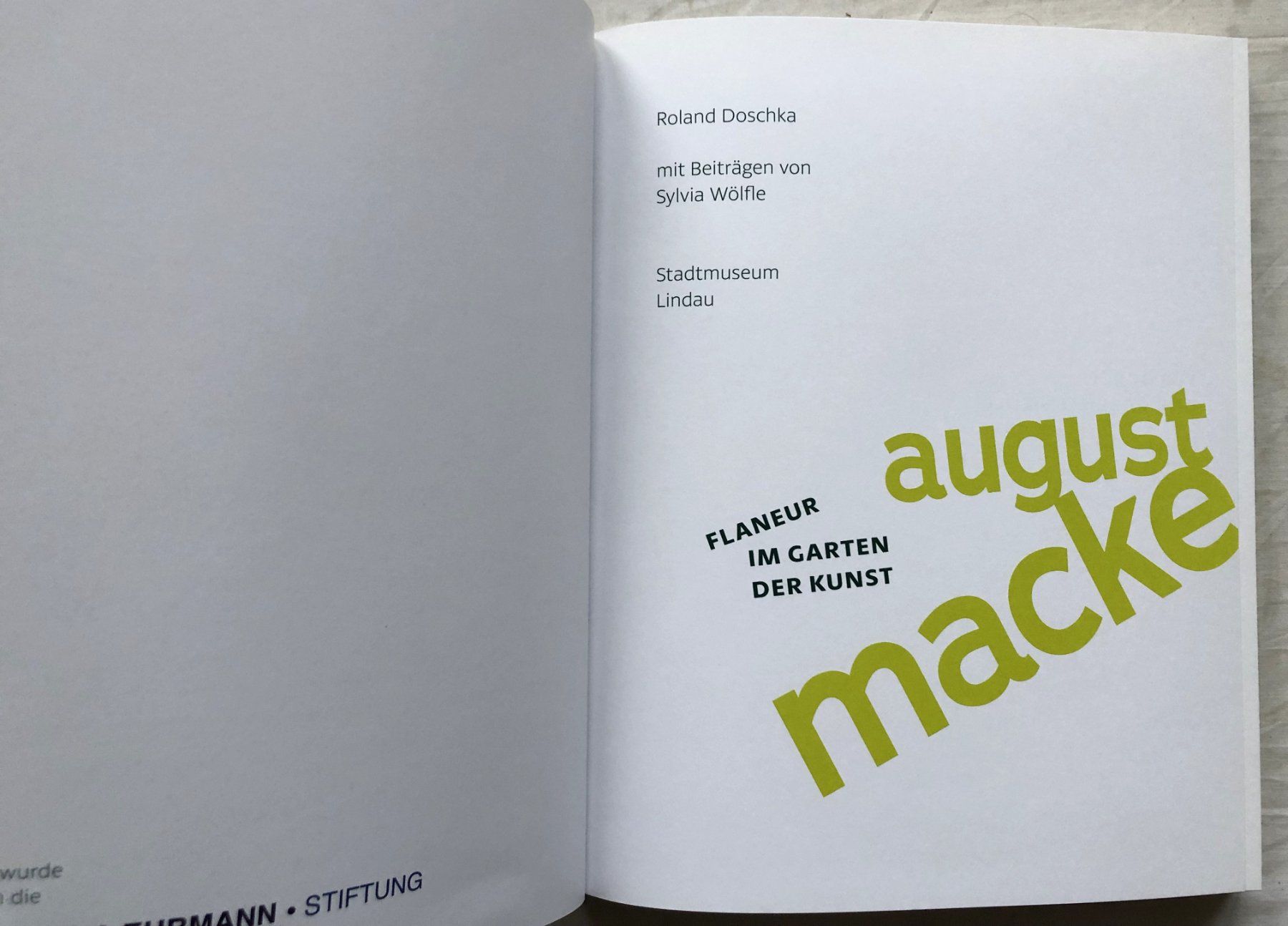 Bücher: August Macke - Flaneur - Im Garten der Kunst - Katalog – Gebraucht aus Schaffhausen von durruti 1