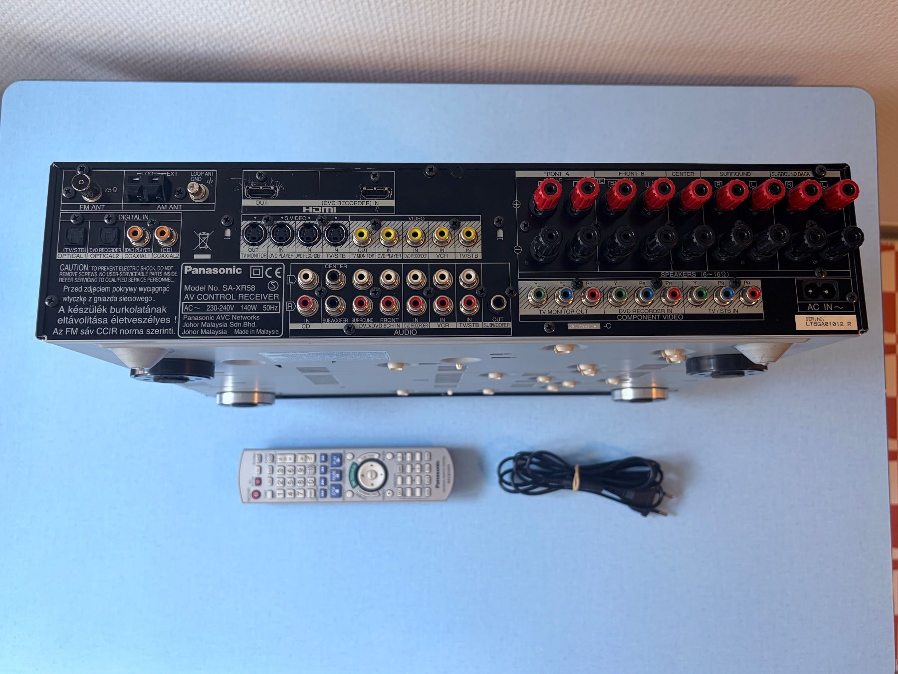 Panasonic Ricevitori: Panasonic SA-XR58 Receiver – Usato da Luzern venduto da raymondnoir 1