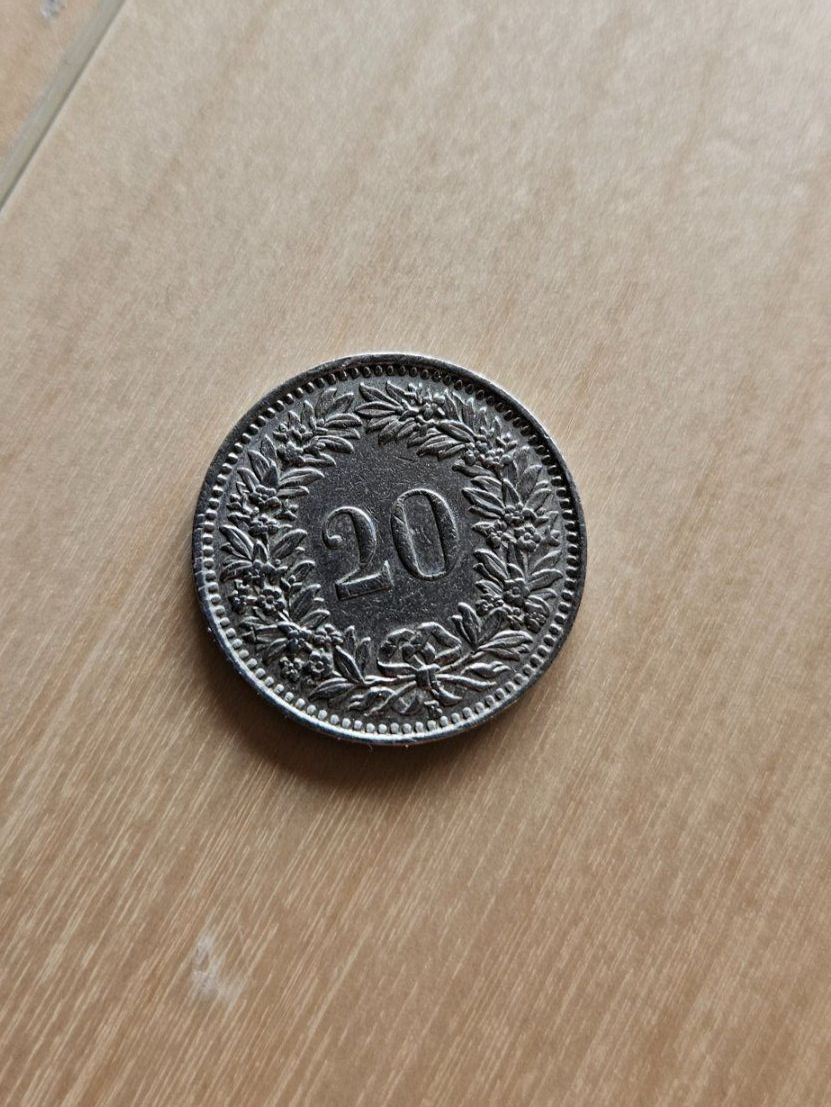 Toutes les monnaies: 20 Rappen von 1960 – D'occasion à Lenk im Simmental par oli66661 1